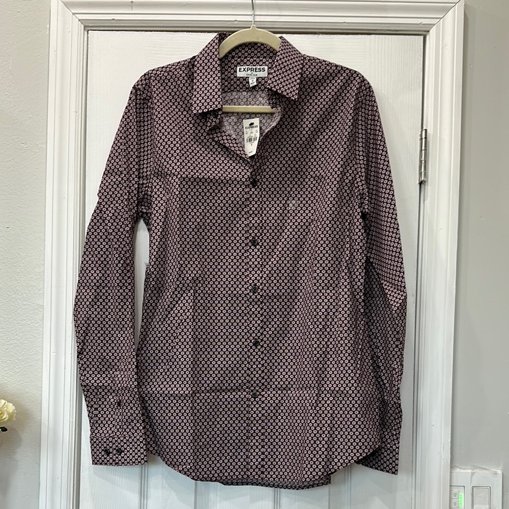 Express Men's Geometric Patterned Shirt